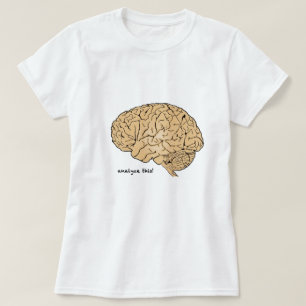 Camiseta Cerebro Humano: ¡Analízalo!