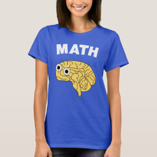 Camiseta Cerebro matemático feliz