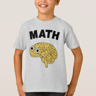 Camiseta Cerebro matemático feliz