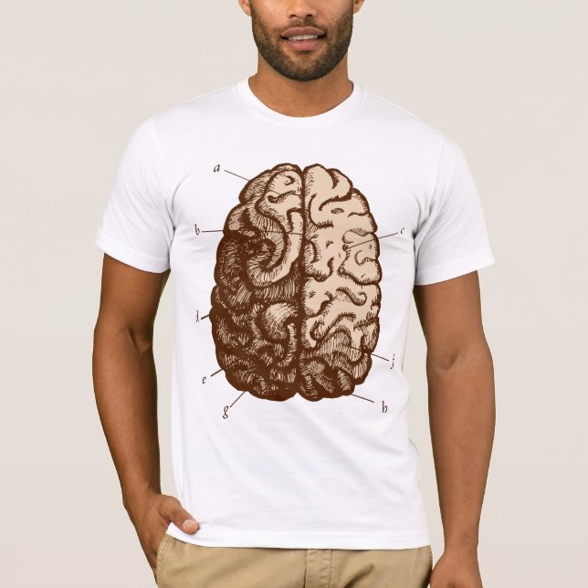 Camiseta Cérebro, miolos, hannibal! (Anverso)