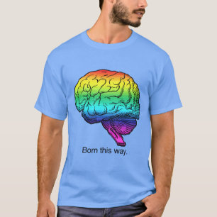 CAMISETA CEREBRO NACIDO DE ESTA MANERA