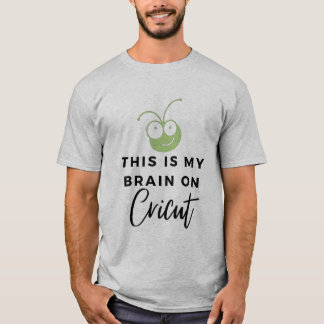 Camiseta Cerebro sobre el Cricut