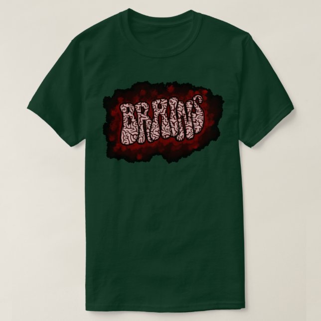 Camiseta Cerebros (Diseño del anverso)