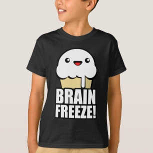 Camiseta Cerebros congelan helado