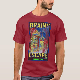 CAMISETA CEREBROS ESCAPAN INDICA
