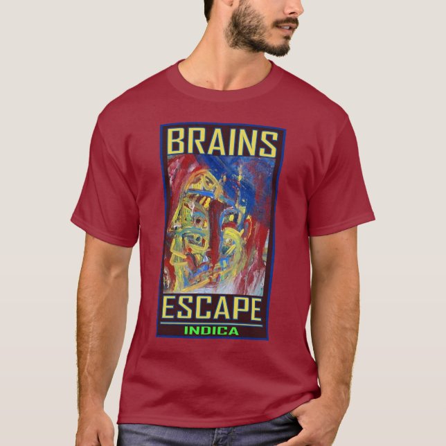 CAMISETA CEREBROS ESCAPAN INDICA (Anverso)