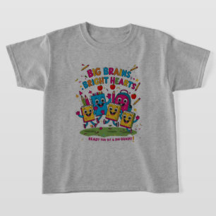 Camiseta Cerebros Grandes, Corazones Brillantes – 1º y 2º G