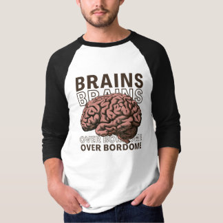 Camiseta Cerebros Sobre Aburrimiento