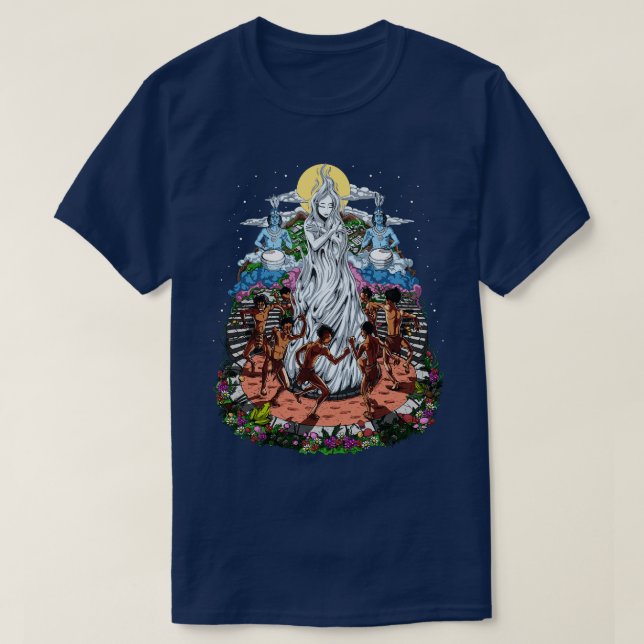 Camiseta Ceremonia Ayahuasca (Diseño del anverso)