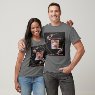 Camiseta Ceremonia de Bodas grises oscuros de pareja matrim