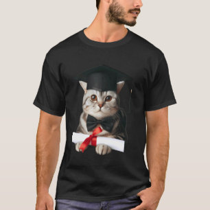 Camiseta Ceremonia de graduación del gato Birmano Cap Gradu