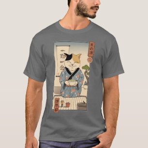 Camiseta Ceremonia del té del gato