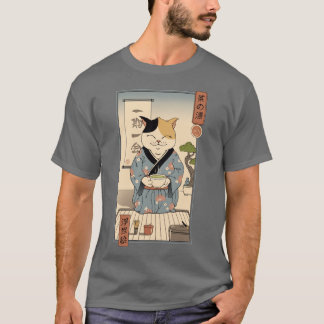 Camiseta Ceremonia del té del gato
