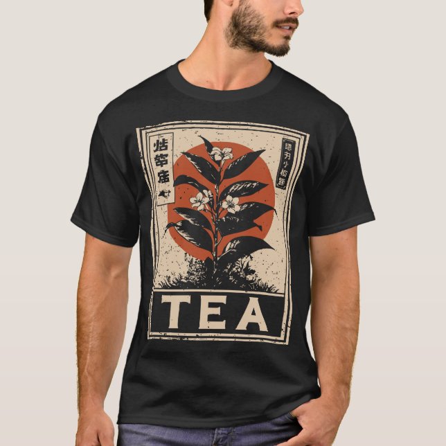 Camiseta Ceremonia raíz: Origen del té (Anverso)
