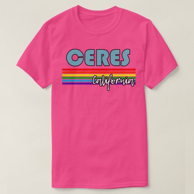 Camiseta Ceres California Orgullo Ceres LGBT Gift LGBTQ Sup (Diseño del anverso)