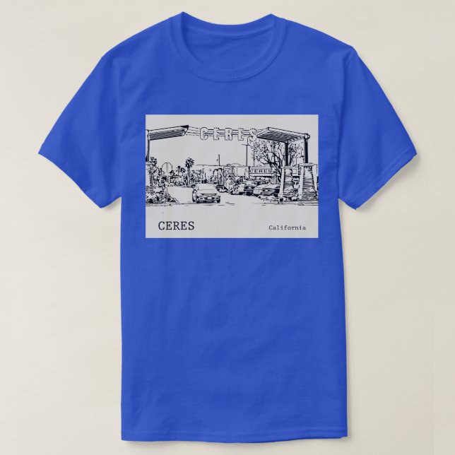 Camiseta Ceres California TShirt 1 (Diseño del anverso)