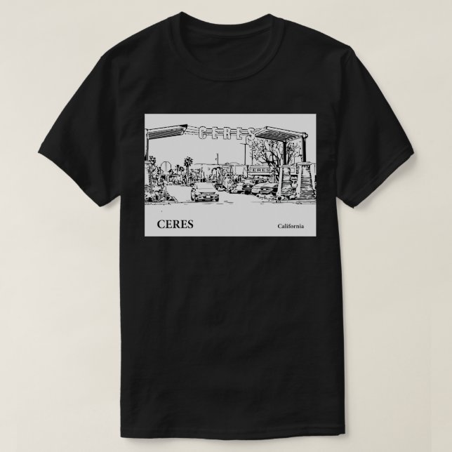 Camiseta Ceres California TShirt 2 (Diseño del anverso)