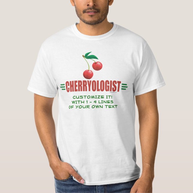 Camiseta Cereza divertida (Anverso)