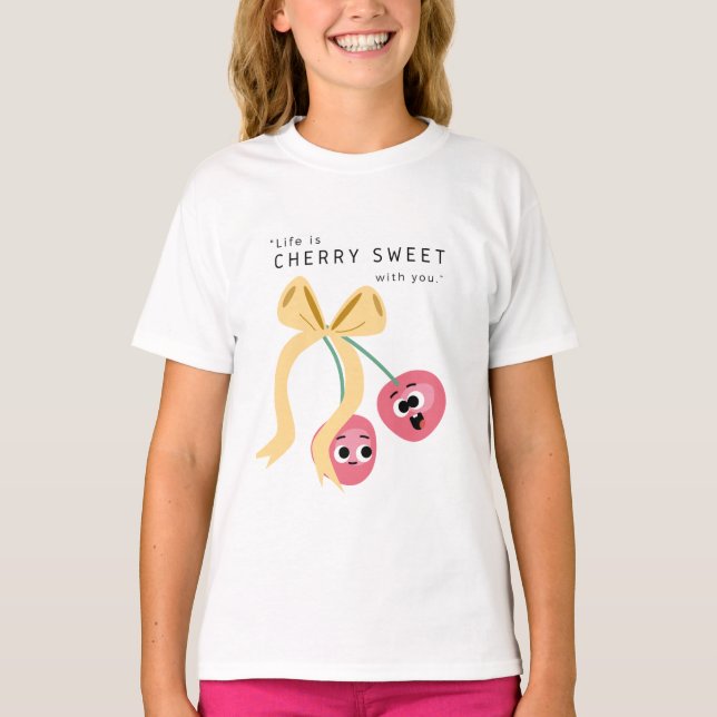 CAMISETA CEREZA DULCE (Anverso)