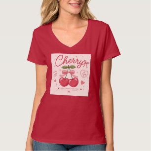 Camiseta Cereza linda 