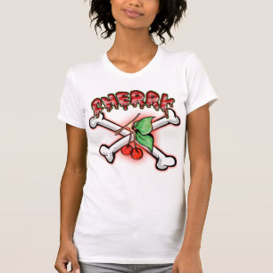 Camiseta Cereza y bandera pirata