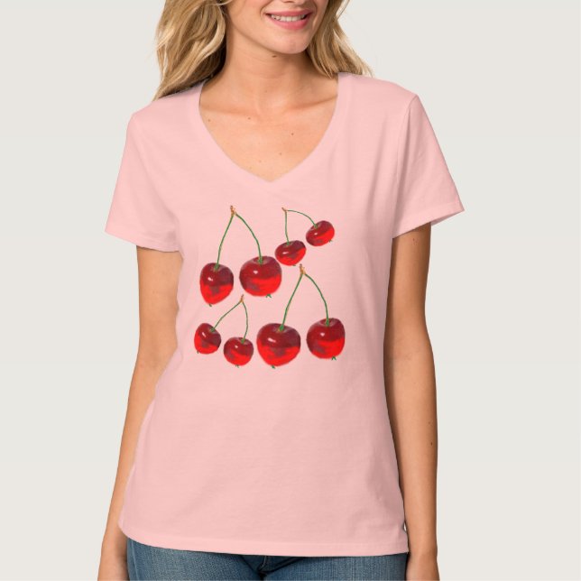 Camiseta Cerezas (Anverso)