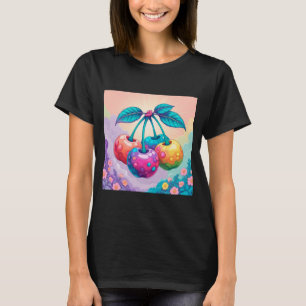 Camiseta Cerezas de colores