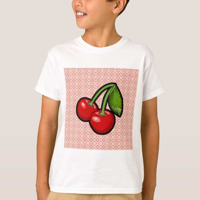 Camiseta Cerezas en la flor (Anverso)