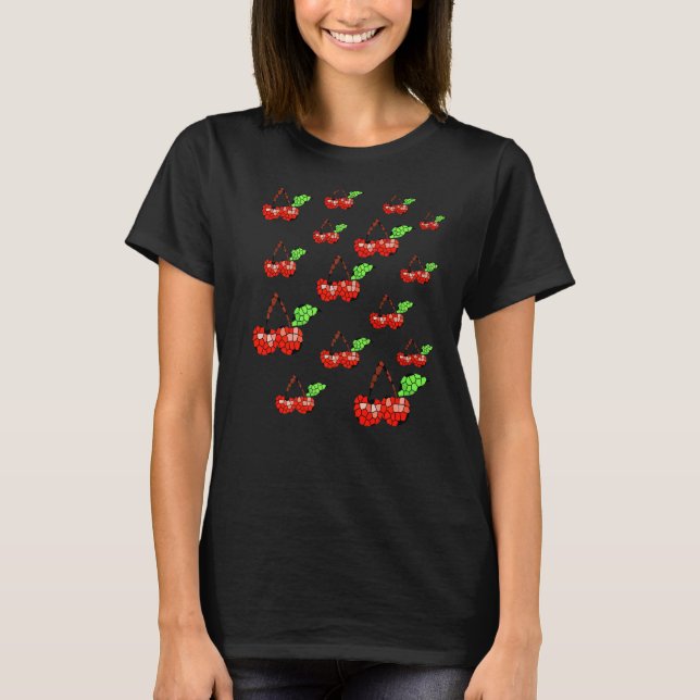Camiseta Cerezas Mosaico (Anverso)