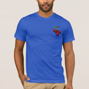 Camiseta Cerezas Rojas Lindas mamá regaló Cerezas Dulces Br