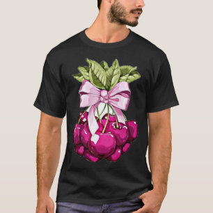 Camiseta Cerezas rosas