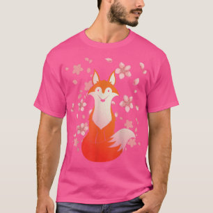 Camiseta Cerezo de cerezo animal en el bosque Sakura Lover 