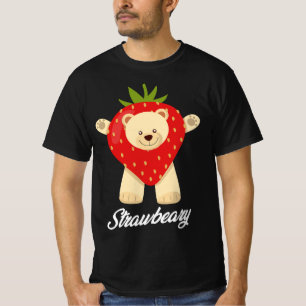 Camiseta Cerezo de fresa de oso de cereza de San Valentín