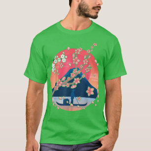 Camiseta Cerezo de la flor de la Bonito rosa japonesa Sakur