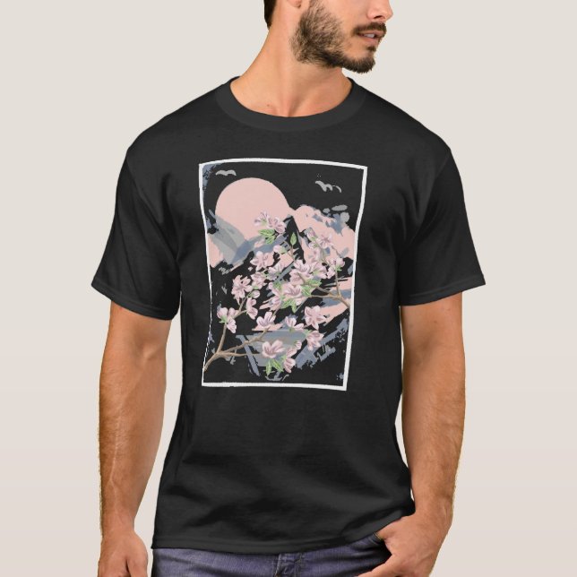 Camiseta Cerezo en flor (Anverso)