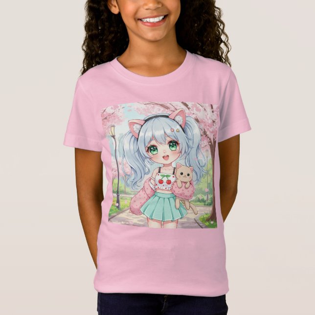 Camiseta Cerezo en flor, por Natasha Us (Anverso)