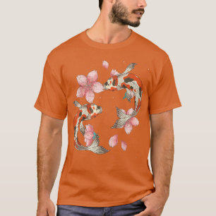 Camiseta Cerezo en flor Taisho Sanke Koi Pond Sakura K