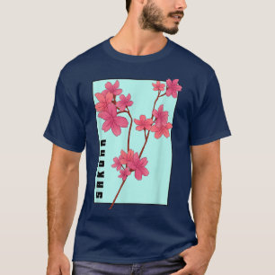 Camiseta Cerezo sakura florece primavera japonesa