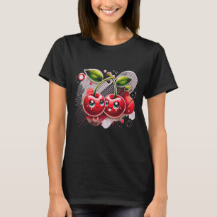 Camiseta "Cerezos en estado de ánimo: series dulces y amarg