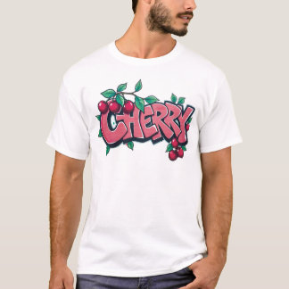 Camiseta cerise, cherrygraffiti, fruit, street art, urban
