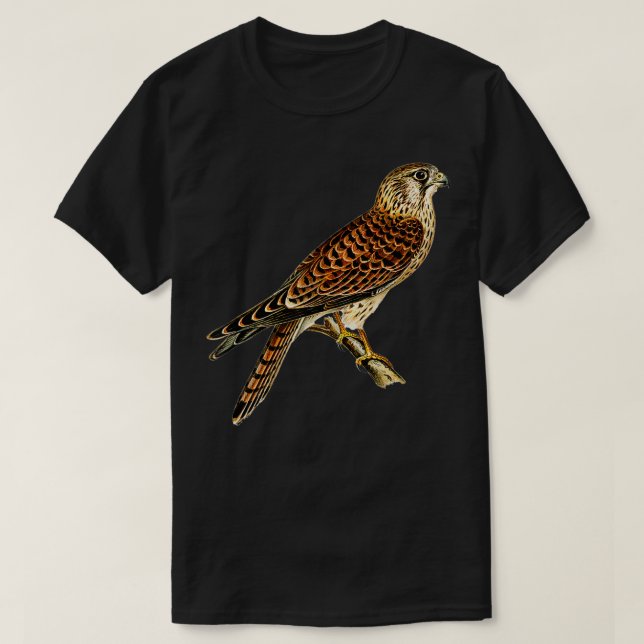 Camiseta Cernícalo común Halcón Halcón Halcón Raptor Pájaro (Diseño del anverso)