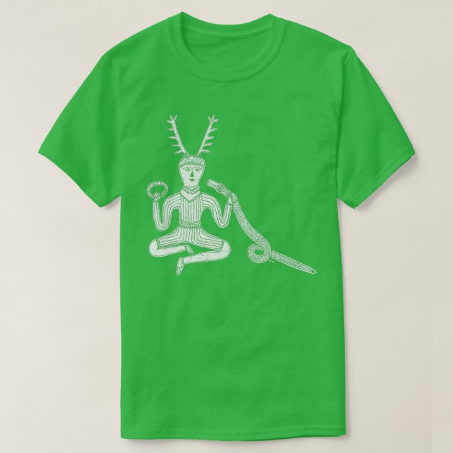 Camiseta Cernunnos de Gundestrup Cauldron (Diseño del anverso)