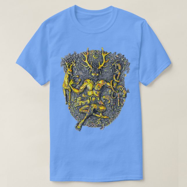 Camiseta Cernunnos Deer Horn Celtic God  (Diseño del anverso)