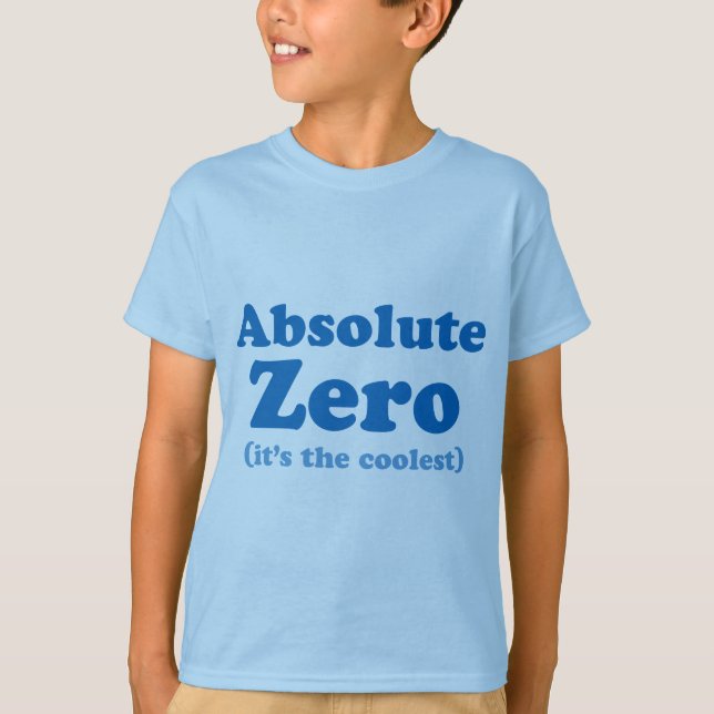 Camiseta Cero absoluto (Anverso)