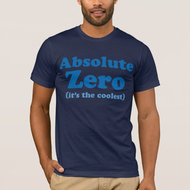Camiseta Cero absoluto (Anverso)