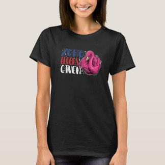 Camiseta Cero Bandadas Dadas  Animal  Flamenco Para Hombres