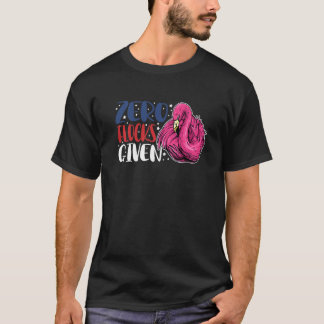 Camiseta Cero Bandadas Dadas  Animal  Flamenco Para Hombres