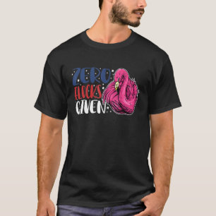 Camiseta Cero Bandadas Dadas Animal Flamenco Para Hombres