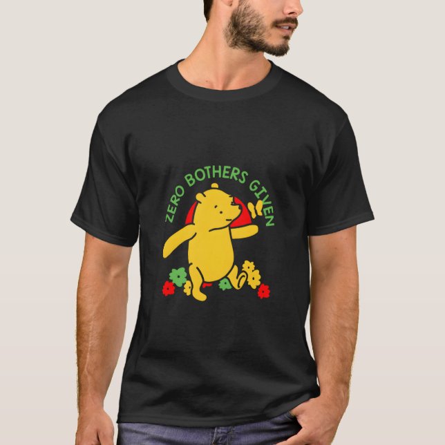 Camiseta Cero Bothers Dada La Novedad Del Oso De Baile (Anverso)