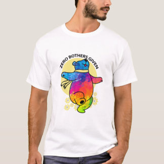Camiseta Cero Bothers Dado El Oso Fundido De Baile De Tejid
